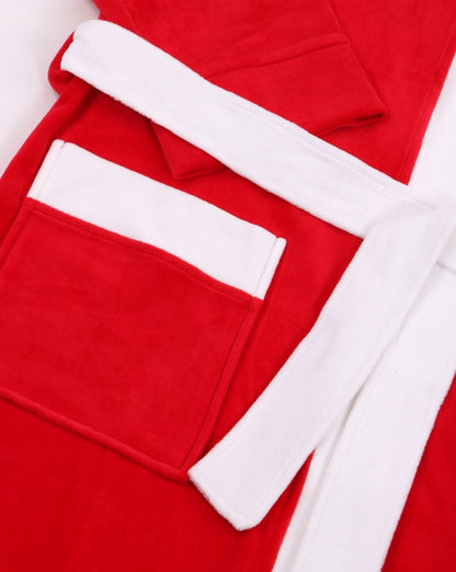 Fila Vintage Morgenmantel Rot/Weiß