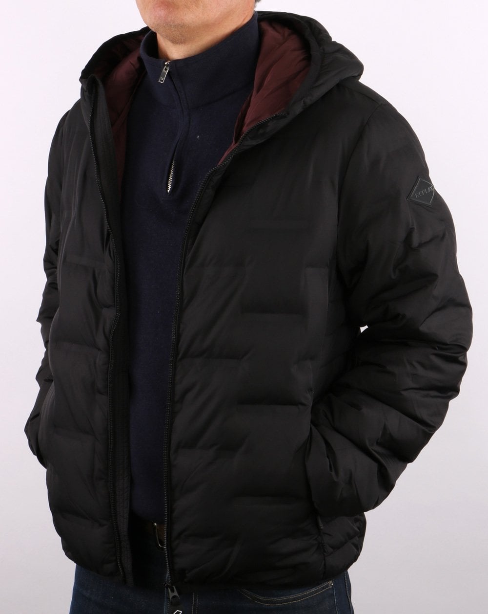 Replay Kapuzenjacke Schwarz