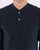 Pretty Green Long Sleeve Bomber Polo Navy