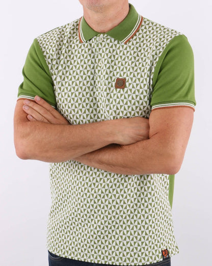 Trojan Diamond Poloshirt Grün