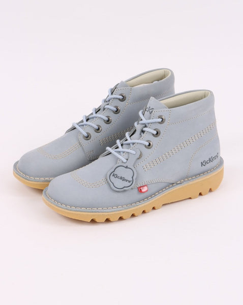 Kickers Kick Hi Leather Boot Pale Blue