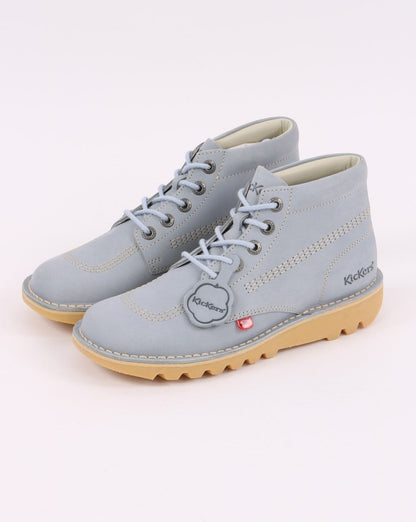 Kickers Kick Hi Lederstiefel Hellblau