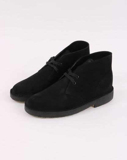 Clarks Originals – Wüstenstiefel aus schwarzem Wildleder