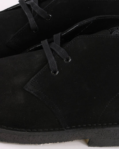 Clarks Originals – Wüstenstiefel aus schwarzem Wildleder