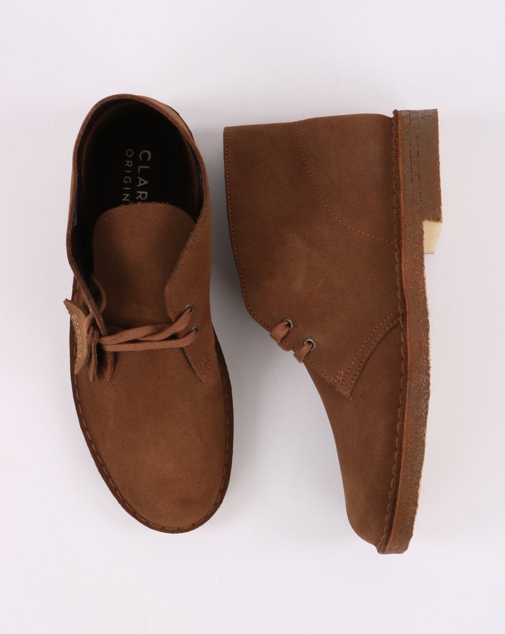 Clarks Originals – Desert Boot aus Cola-Wildleder