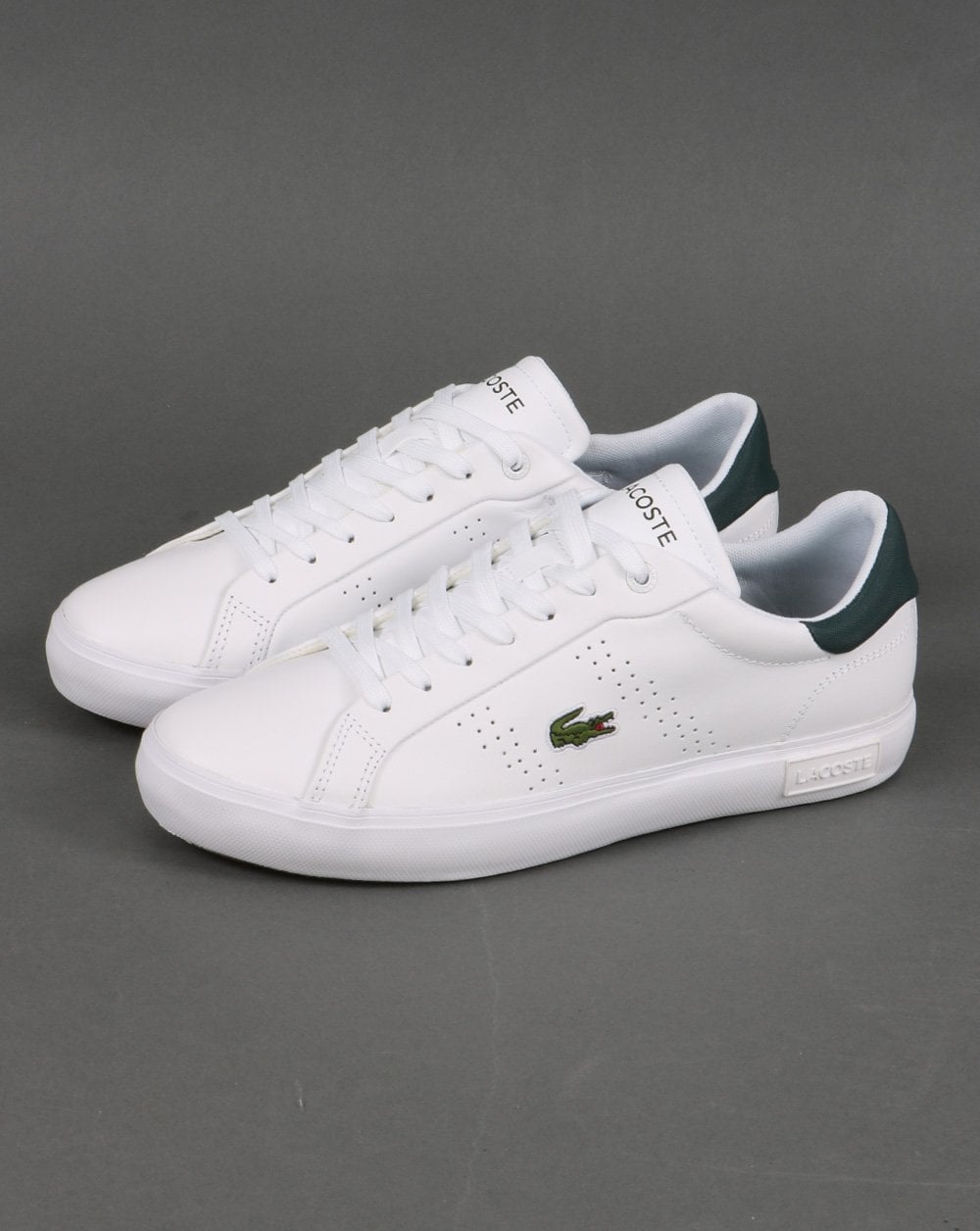 Lacoste Footwear Powercourt Trainer Weiß/Dunkelgrün