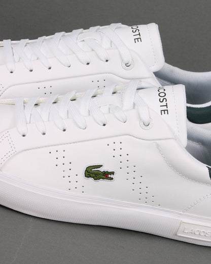 Lacoste Footwear Powercourt Trainer Weiß/Dunkelgrün