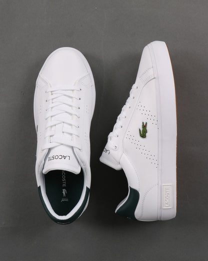 Lacoste Footwear Powercourt Trainer Weiß/Dunkelgrün