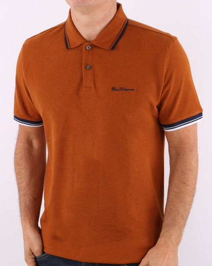 Ben Sherman Poloshirt Karamell
