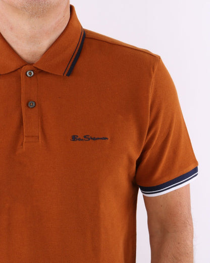 Ben Sherman Poloshirt Karamell
