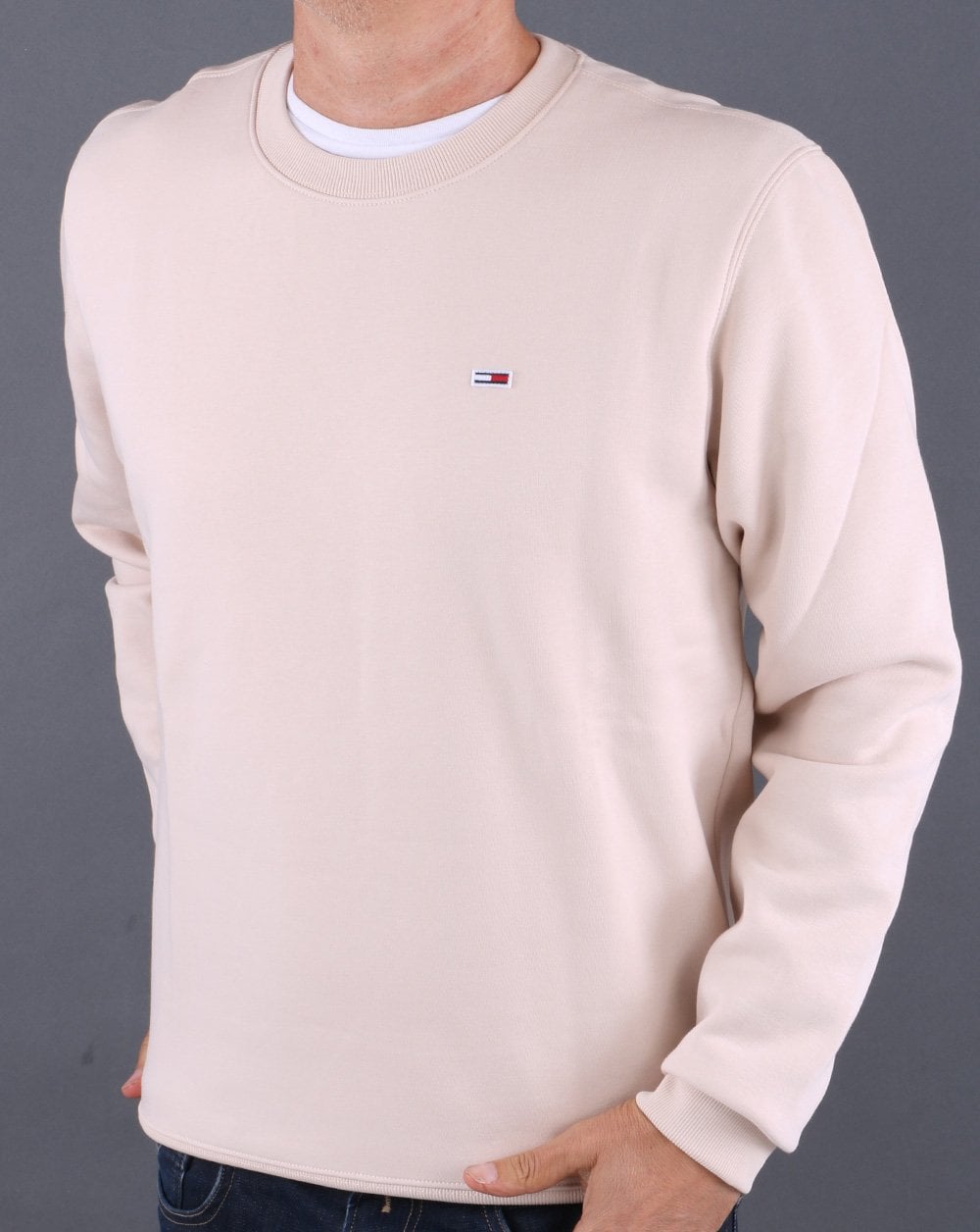 Tommy Jeans Sweatshirt Smooth Stone