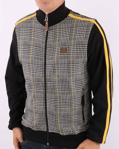 Trojan Check Trainingsjacke Schwarz