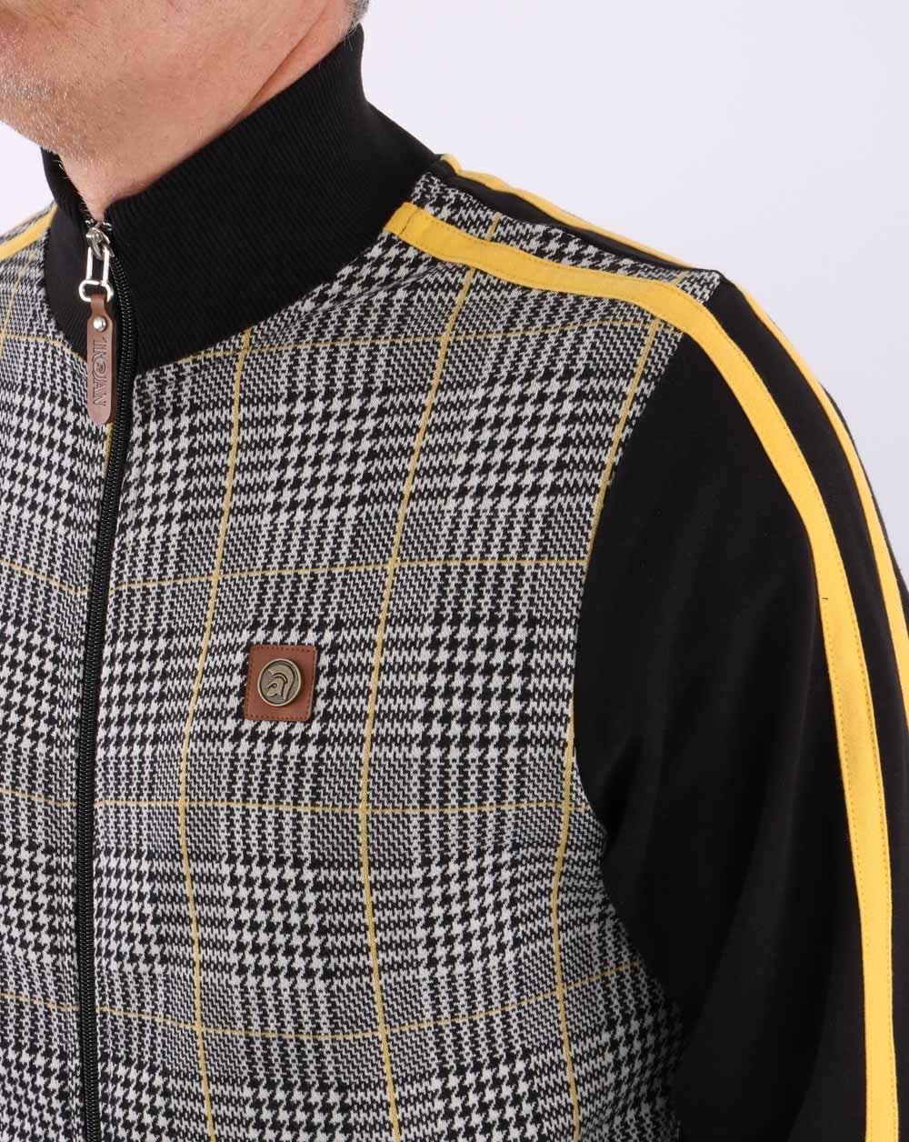 Trojan Check Trainingsjacke Schwarz