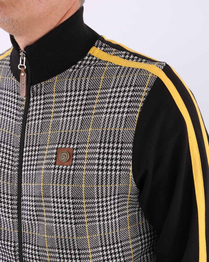Trojan Check Trainingsjacke Schwarz