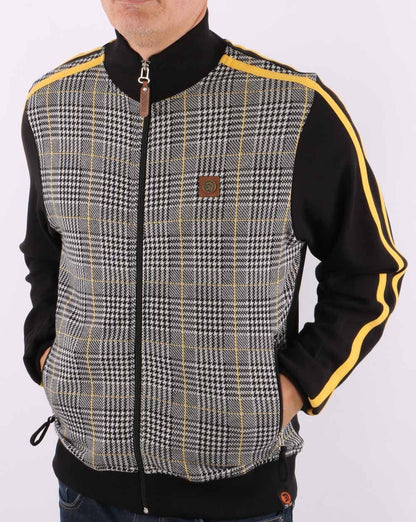 Trojan Check Trainingsjacke Schwarz