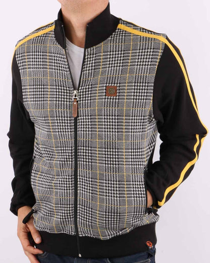 Trojan Check Trainingsjacke Schwarz