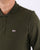 Tommy Jeans Tonal Long Sleeve Polo Dark Olive