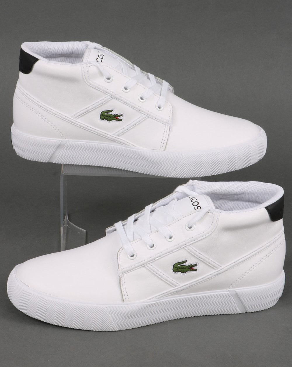 Lacoste Footwear Gripshot Chukka Trainer Weiß/Schwarz