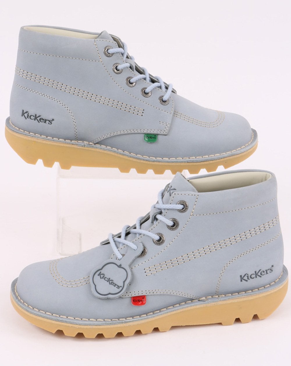 Kickers Kick Hi Lederstiefel Hellblau