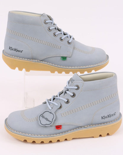 Kickers Kick Hi Lederstiefel Hellblau