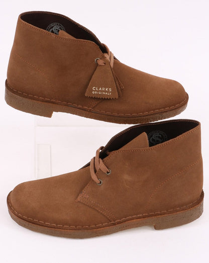Clarks Originals – Desert Boot aus Cola-Wildleder