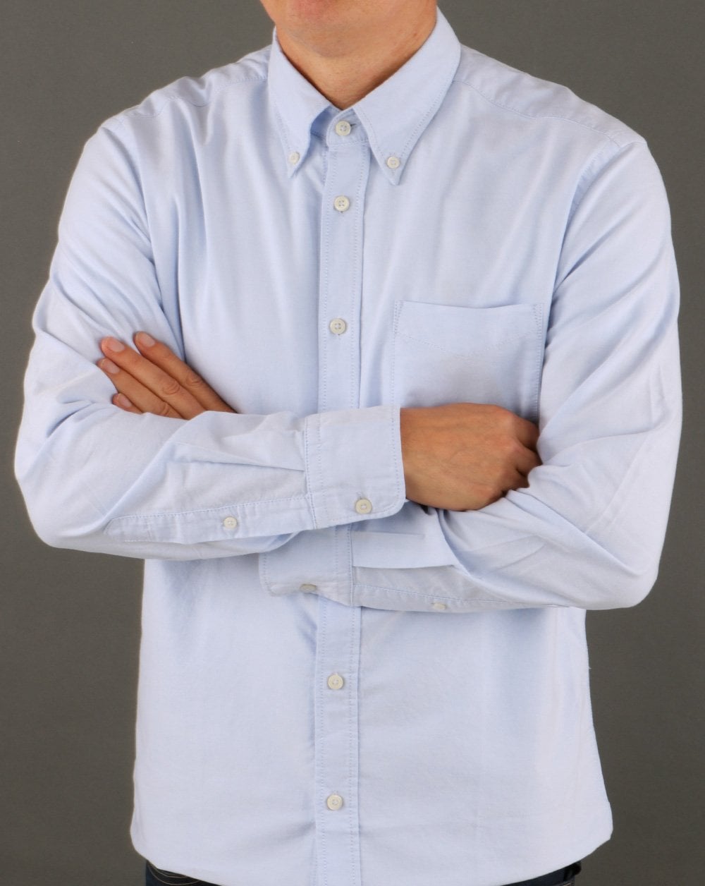 Benetton Oxford-Hemd Blau