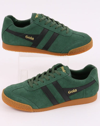 Gola Harrier Wildleder-Sneaker Evergreen/Schwarz