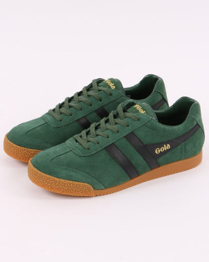 Gola Harrier Wildleder-Sneaker Evergreen/Schwarz