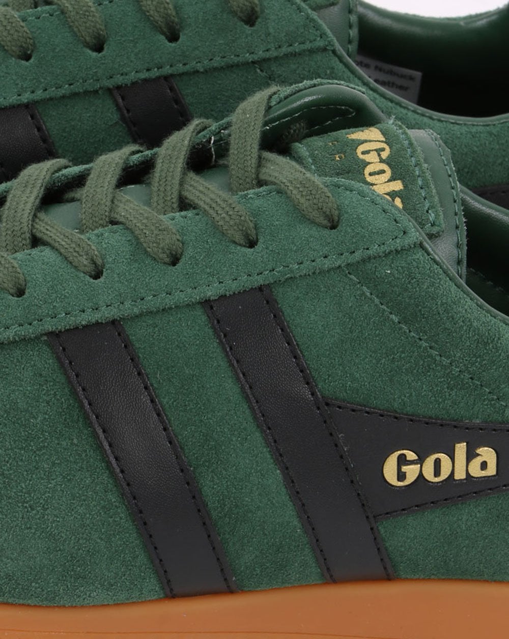 Gola Harrier Wildleder-Sneaker Evergreen/Schwarz