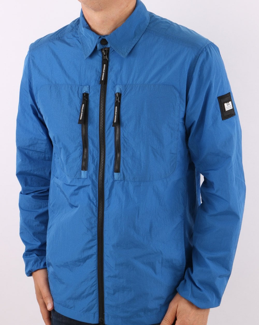 Weekend Offender Nicky Eyes Overshirt Blue