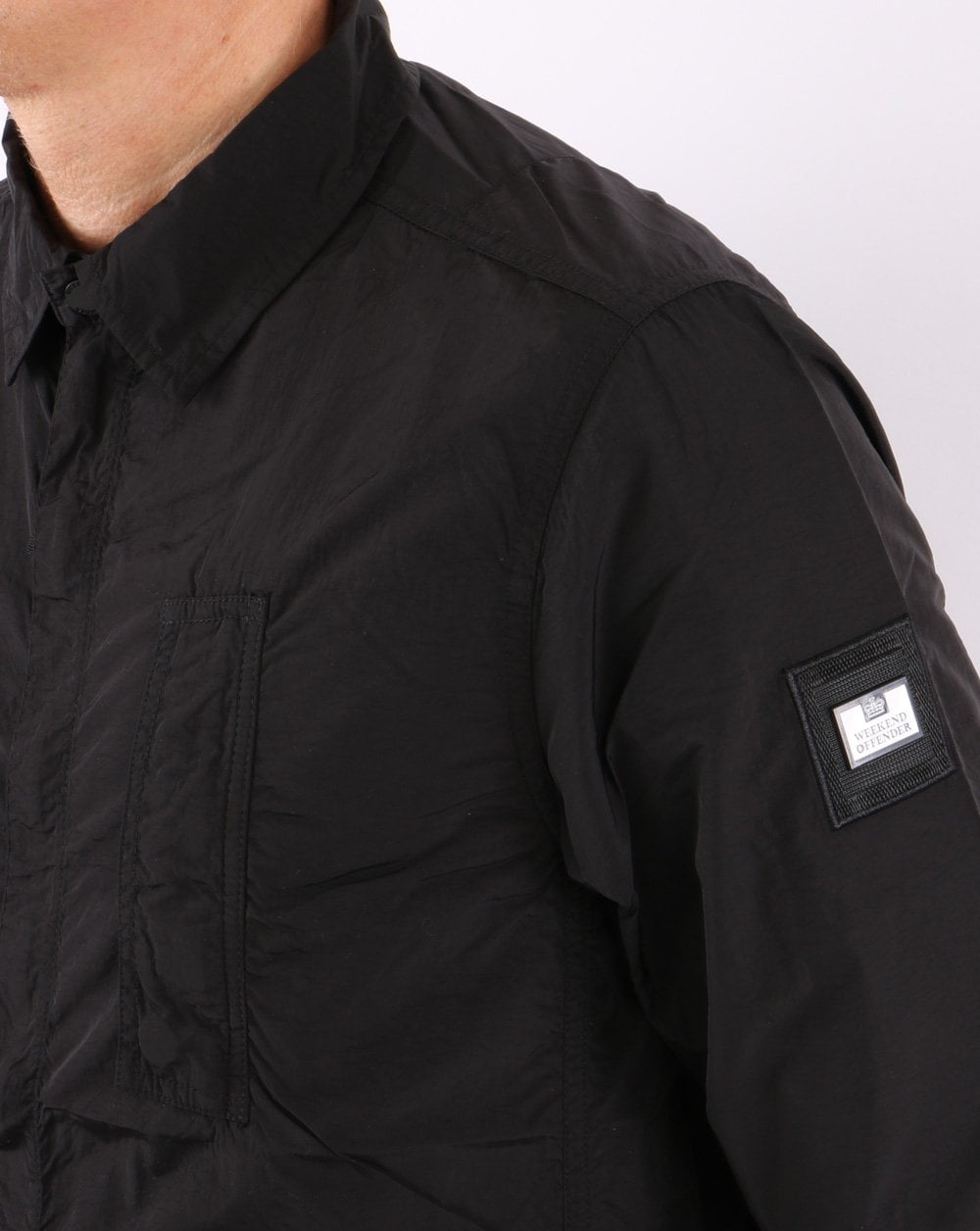 Weekend Offender Sorvino Überhemd Schwarz