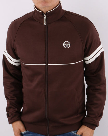 Sergio Tacchini Star Track Top Braun/Creme