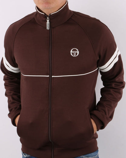 Sergio Tacchini Star Track Top Braun/Creme