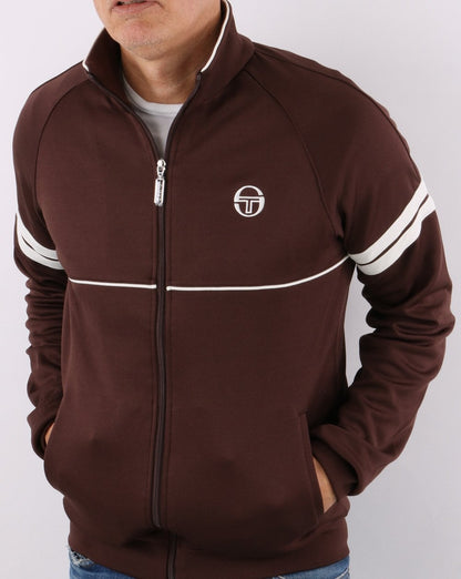 Sergio Tacchini Star Track Top Braun/Creme