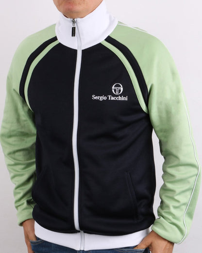 Sergio Tacchini Ghibli Trainingsjacke Marineblau/Hellgrün