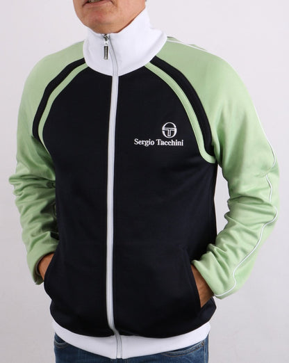 Sergio Tacchini Ghibli Trainingsjacke Marineblau/Hellgrün