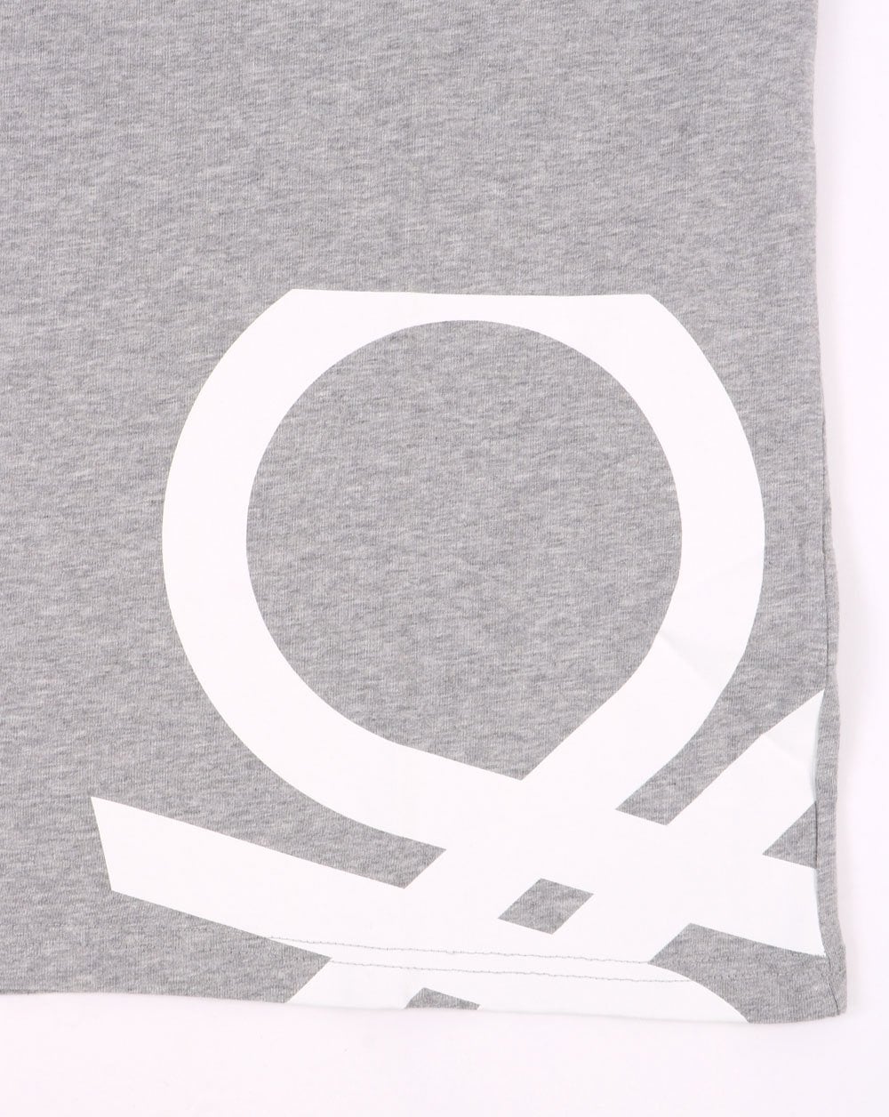 Benetton DNA Logo T-Shirt Grau