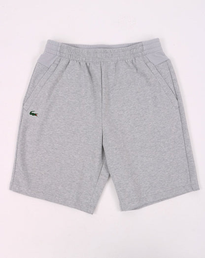 Lacoste Sport Mesh Panel Shorts Silber Chine/Grau