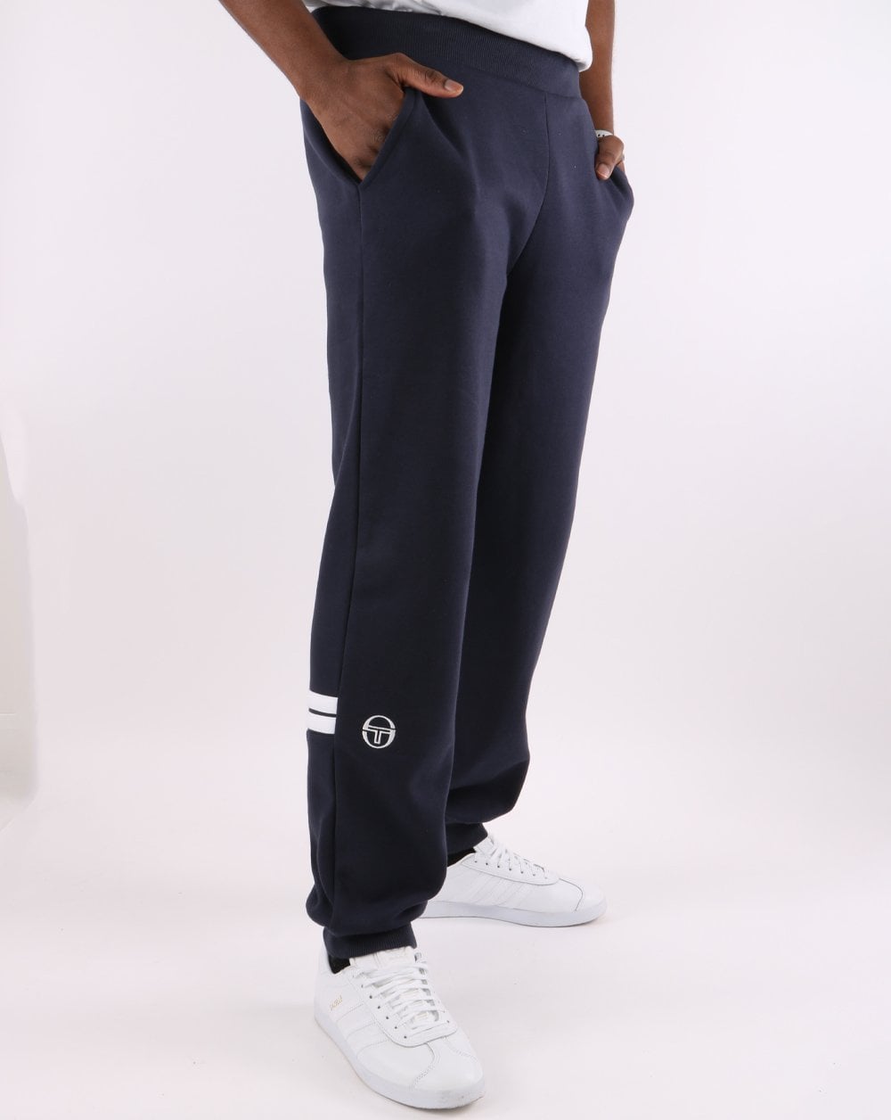 Sergio Tacchini Cuffed Track Pants Navy