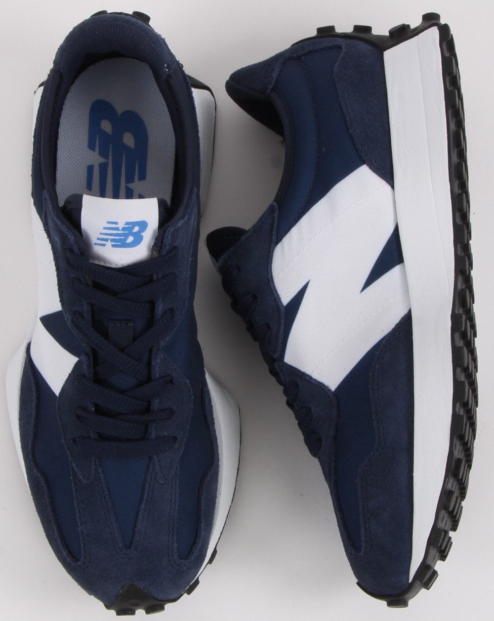 New Balance 327 Trainer Marineblau/Weiß