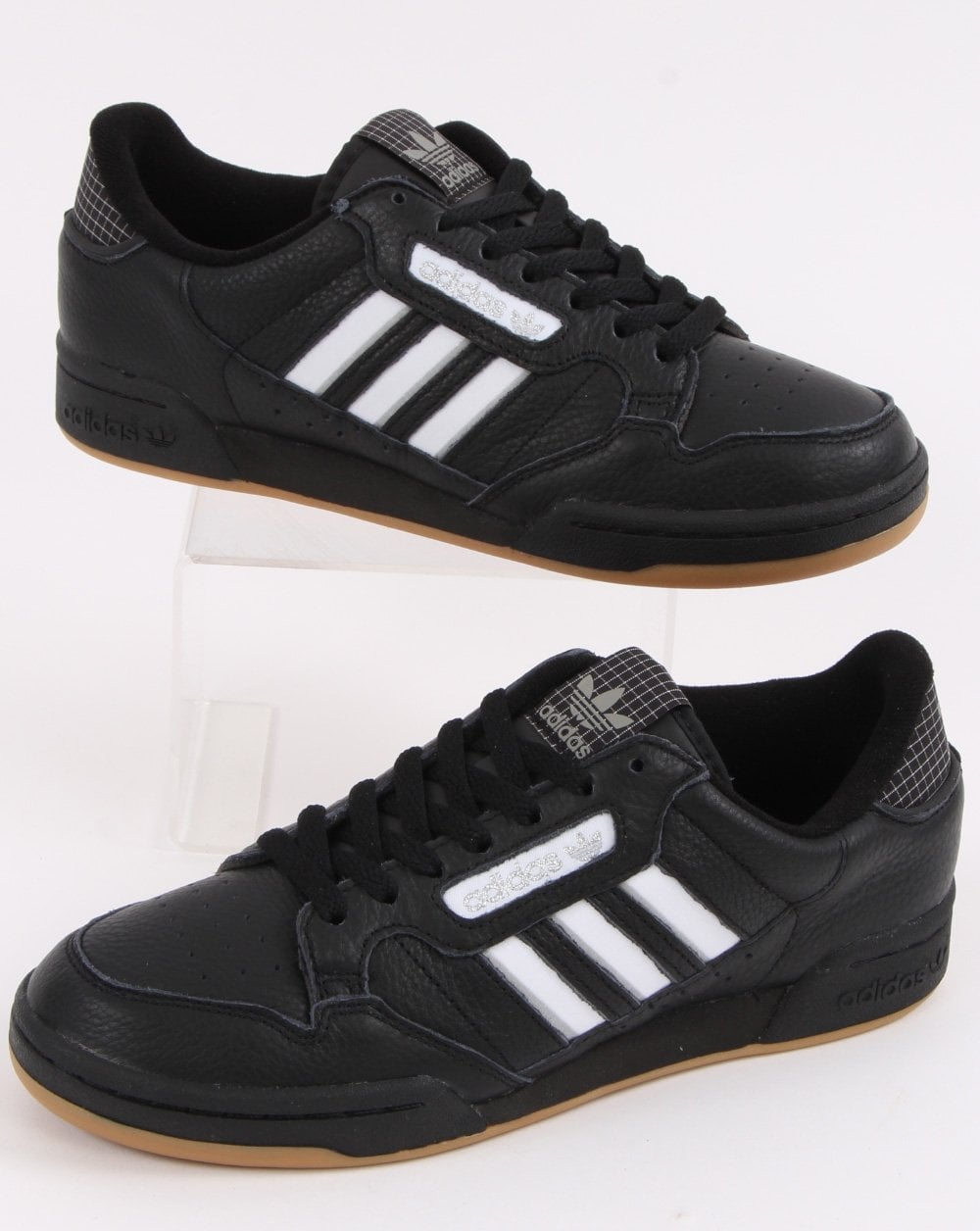 Adidas Continental 80 Stripes Sneakers Schwarz/Weiß