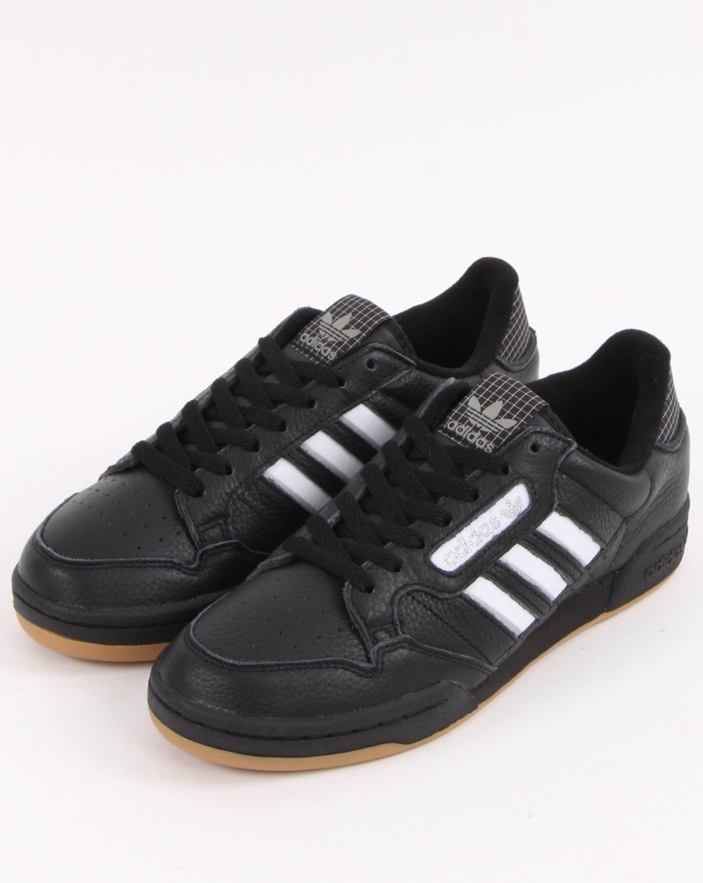 Adidas Continental 80 Stripes Sneakers Schwarz/Weiß