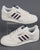Adidas Continental 80 Stripes Trainers Off White/Navy/Orange