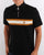 Pretty Green Chest Stripe Cycling Top Black