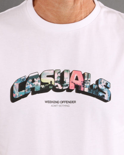 Weekend Offender Samstag T-Shirt Weiß