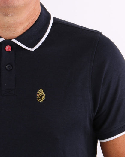 Luke Meadtastic Poloshirt Dunkelmarineblau