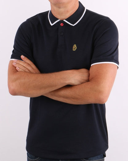 Luke Meadtastic Poloshirt Dunkelmarineblau