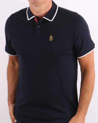 Luke Meadtastic Poloshirt Dunkelmarineblau