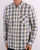 Ben Sherman Winter Madras Check Shirt Cream