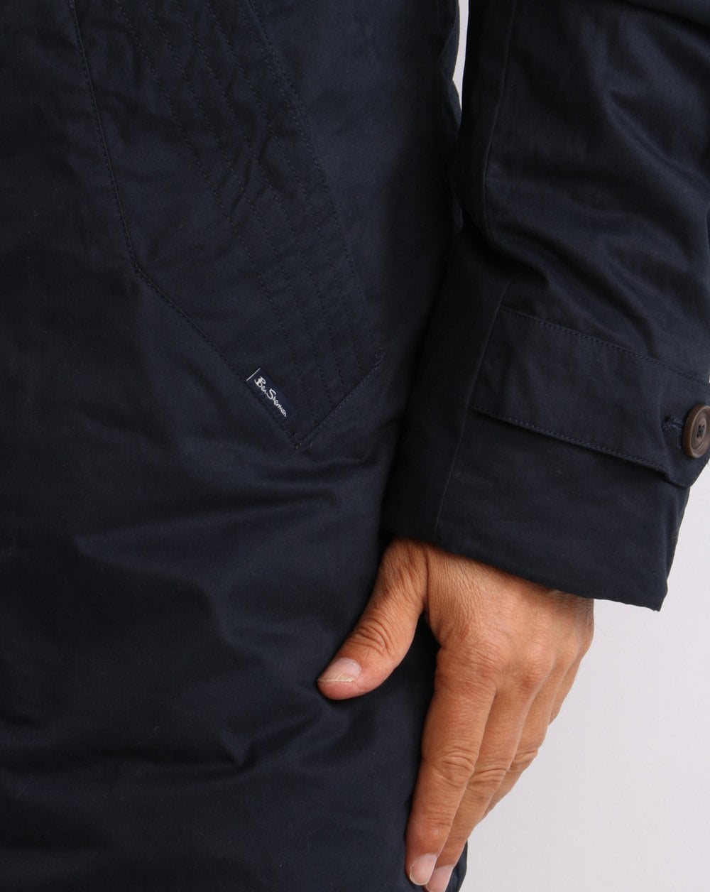 Ben Sherman Modern Parka Marineblau